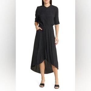 Scotch & Soda Black High Low Dress